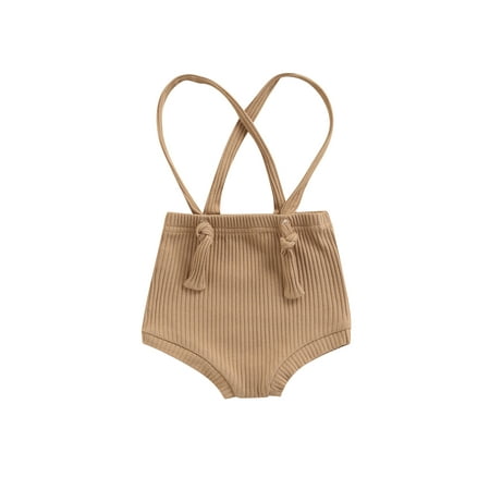 Sunisery Infant Baby Girls Boys Suspender Shorts Summer Solid Color Adjustable Strap Casual Short Trousers Khaki 6-12 Months
Sunisery Infant Baby Girls Boys Suspender Shorts Summer Solid Color Adjustable Strap Casual Short Trousers Khaki 6-12 Months
