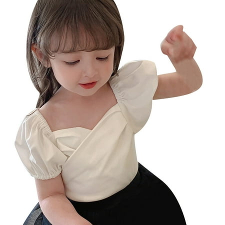 Girls T-Shirts Summer Short Sleeve Vintage 3-8 Years Old Round Neck Fashionable Casual Style Children Tops
Girls T-Shirts Summer Short Sleeve Vintage 3-8 Years Old Round Neck Fashionable Casual Style Children Tops