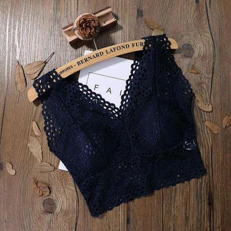 Fashion New Ladies Sexy Lace Deep V-Neck Solid Color Flowers Hollow Lace Hem Vest Detachable Chest Pad Camis Tops Women
Fashion New Ladies Sexy Lace Deep V-Neck Solid Color Flowers Hollow Lace Hem Vest Detachable Chest Pad Camis Tops Women