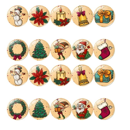 20pcs 25mm Christmas Magnetic Sticker Time Stone Shape Glass Material Refrigerator Sticker Magnets
20pcs 25mm Christmas Magnetic Sticker Time Stone Shape Glass Material Refrigerator Sticker Magnets