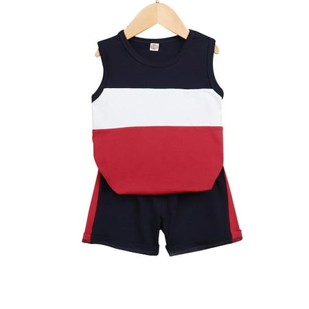 LAPAKIDS Kids Baby Boy Colorblock Stripe Print Sleeveless Tank Tops Short Pants Clothes Summer Outfits Set 3-4 Years
LAPAKIDS Kids Baby Boy Colorblock Stripe Print Sleeveless Tank Tops Short Pants Clothes Summer Outfits Set 3-4 Years
