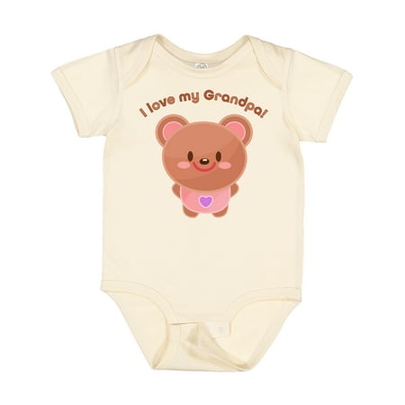 Inktastic I Love My Grandpa- Cute Baby Bear Gift Baby Boy or Baby Girl Bodysuit 
Inktastic I Love My Grandpa- Cute Baby Bear Gift Baby Boy or Baby Girl Bodysuit
