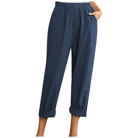Dadaria Linen Pants for Women Beach Petite Wear Pants Solid Color Cotton Linen Trousers Blue M Female
Dadaria Linen Pants for Women Beach Petite Wear Pants Solid Color Cotton Linen Trousers Blue M Female