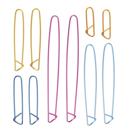 NUOLUX 10pcs Assorted Colors Yarn Stitch Holder Set Crochet Knitting Needle Alloy Safety (Random Color)
NUOLUX 10pcs Assorted Colors Yarn Stitch Holder Set Crochet Knitting Needle Alloy Safety (Random Color)