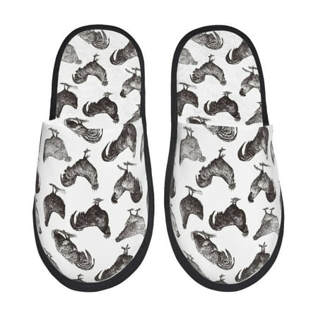 Sigee Funny Chicken for Cozy Furry Slippers Super Soft Indoor and Outdoor Use Non-Slip Sole Slip On House Slippers-Large
Sigee Funny Chicken for Cozy Furry Slippers Super Soft Indoor and Outdoor Use Non-Slip Sole Slip On House Slippers-Large