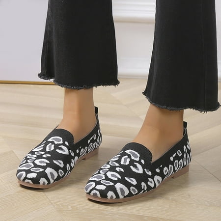 Cathalem Ladies Fashion Leopard Print Breathable Knitted Flat Comfortable Casual Shoes Womens Open Toe Wedge Sandals Black 7.5
Cathalem Ladies Fashion Leopard Print Breathable Knitted Flat Comfortable Casual Shoes Womens Open Toe Wedge Sandals Black 7.5