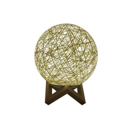 YUEHAO LED light 3D LED Rattan Moon Night Light Moonlight USB Charging Table Desk Moon Lamp version USB rattan B
YUEHAO LED light 3D LED Rattan Moon Night Light Moonlight USB Charging Table Desk Moon Lamp version USB rattan B