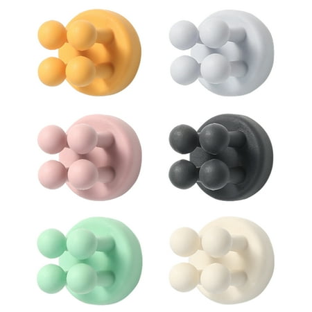 Silicone Wall Hooks – 5 Pack