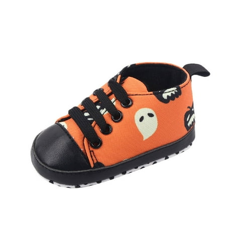 XINSHIDE Infant Toddler Shoes Soft Sole Lovely Bow Plaid Fruit Print Toddler Shoes Athletic Shoes