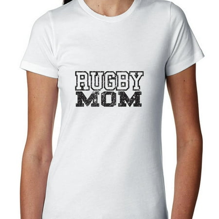 Trendy Rugby Mom Stylish Design Women's Cotton