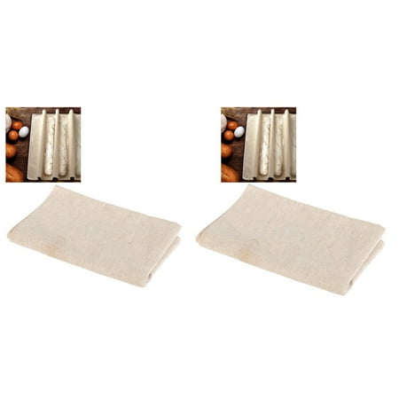 2 Pcs Fermented Cloth Proofing Dough Bakers Pans Proving Bread Baguette Baking Mat Pastry Kitchen Tools 45X75CM & 36X45CM
2 Pcs Fermented Cloth Proofing Dough Bakers Pans Proving Bread Baguette Baking Mat Pastry Kitchen Tools 45X75CM & 36X45CM