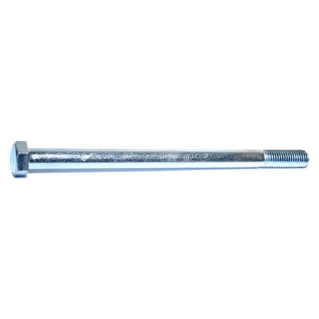 5/8 -11 x 10 Zinc Plated Grade 2 / A307 Hex Bolts HBHS-506 (11 pcs)