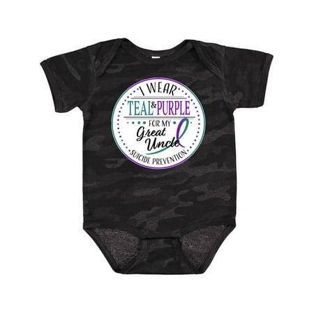 Inktastic Suicide Prevention- I Wear Teal and Purple for My Great Uncle Gift Baby Boy or Baby Girl Bodysuit
Inktastic Suicide Prevention- I Wear Teal and Purple for My Great Uncle Gift Baby Boy or Baby Girl Bodysuit