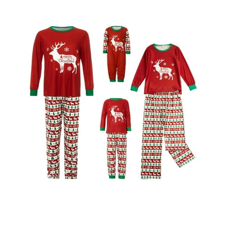 Imcute Christmas Family Matching Pajamas Set Reindeer and Snowflake Tops+Long Pants Xmas Nightwear Sleepwear
Imcute Christmas Family Matching Pajamas Set Reindeer and Snowflake Tops+Long Pants Xmas Nightwear Sleepwear
