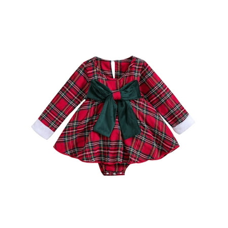 Toddler Baby Girl Christmas Outfits Red Plaid Long Sleeve Dress Princess Tulle Bow Tutu Skirt Dresses Xmas Clothes
Toddler Baby Girl Christmas Outfits Red Plaid Long Sleeve Dress Princess Tulle Bow Tutu Skirt Dresses Xmas Clothes