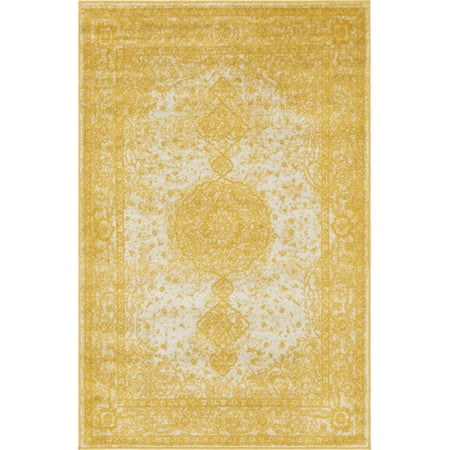 Unique Loom Midnight Bromley Vintage Area Rug or Runner