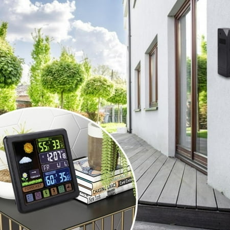 Balems Multifunctional Full Touch Screen Wireless Weather Clock
