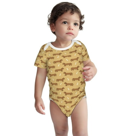 Zeuib Dachshund Dog Puppy Unisex Baby Short-Sleeve Onesies Bodysuit 100% Organic Cotton-3 Months
Zeuib Dachshund Dog Puppy Unisex Baby Short-Sleeve Onesies Bodysuit 100% Organic Cotton-3 Months