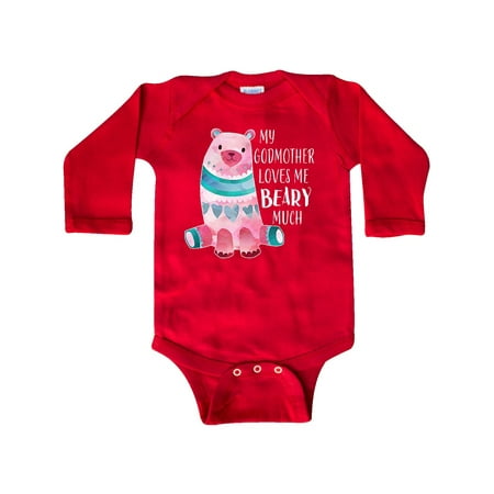 Inktastic My Godmother Loves Me Beary Much with Cute Bear Gift Baby Boy or Baby Girl Long Sleeve Bodysuit
Inktastic My Godmother Loves Me Beary Much with Cute Bear Gift Baby Boy or Baby Girl Long Sleeve Bodysuit
