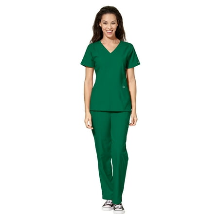 WonderWink Scrubs Set W123 Women s V-Neck Top & Cargo Pant