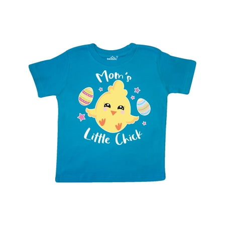 Inktastic Happy Easter Mom s Little Chick Gift Toddler Toddler Girl T-Shirt