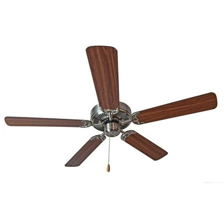 12.5 in. Basic-Max 52 in. Ceiling Fan Walnut & Pecan Blades - Satin Nickel Walnut & Pecan
12.5 in. Basic-Max 52 in. Ceiling Fan Walnut & Pecan Blades - Satin Nickel Walnut & Pecan