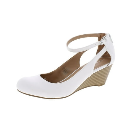 SUN STONE Womens White Heel Cutouts Ankle Strap Comfort Buckle Accent Miley Round Toe Wedge Zip-Up Dress Heels 6.5 M
SUN STONE Womens White Heel Cutouts Ankle Strap Comfort Buckle Accent Miley Round Toe Wedge Zip-Up Dress Heels 6.5 M