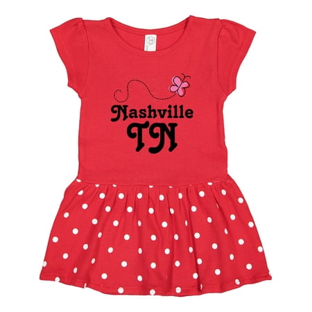 Inktastic Nashville Gift Toddler Girl Dress