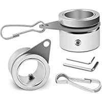 Flag Pole Rings Aluminum Alloy Flagpole Rings 360° Rotating Anti Wrap Flag Mounting Ring Spinning Flag Pole Clips with Carabiner for 0.75-1.02 Inch Diameter- Pack of 2 (Bright Silver)(Brig
Flag Pole Rings Aluminum Alloy Flagpole Rings 360° Rotating Anti Wrap Flag Mounting Ring Spinning Flag Pole Clips with Carabiner for 0.75-1.02 Inch Diameter- Pack of 2 (Bright Silver)(Brig