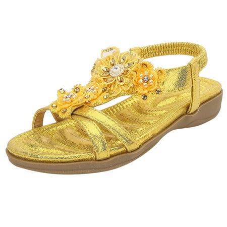 Quealent Adult Women Sandal Sketches Arched Support Sandals for Women Women Sandals Fashion Beaded Decorative Open Toe Water Sandals for Women Yellow 7
Quealent Adult Women Sandal Sketches Arched Support Sandals for Women Women Sandals Fashion Beaded Decorative Open Toe Water Sandals for Women Yellow 7