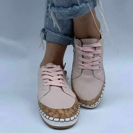 YTJX Women s Fashion Zipper Pure Color Casual Shoes Flat Large Size Lace Loafers
YTJX Women s Fashion Zipper Pure Color Casual Shoes Flat Large Size Lace Loafers