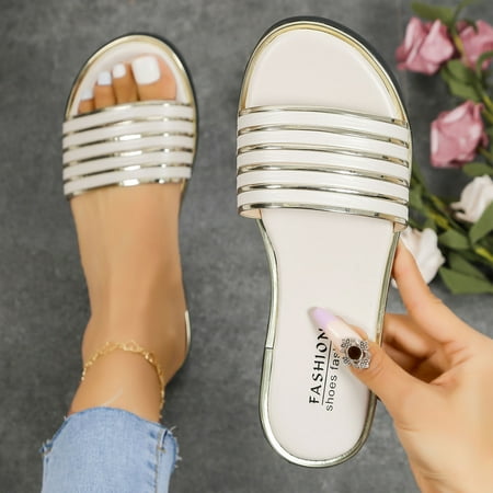 Hvyesh Flat Sandals for Women Casual Summer Open Toe Sandals Comfortable Arch Support Sandals Walking Breathable Sandal Size 4.5
Hvyesh Flat Sandals for Women Casual Summer Open Toe Sandals Comfortable Arch Support Sandals Walking Breathable Sandal Size 4.5