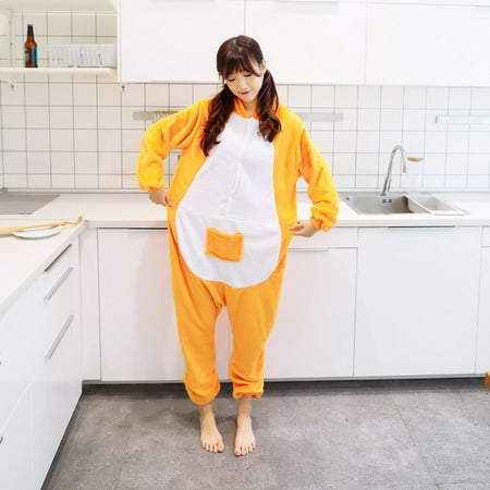 Well Flannel Cartoon Pajamas Jumpsuits Animal Style Sweet and Cute Hooded Nightgown Orange
Well Flannel Cartoon Pajamas Jumpsuits Animal Style Sweet and Cute Hooded Nightgown Orange