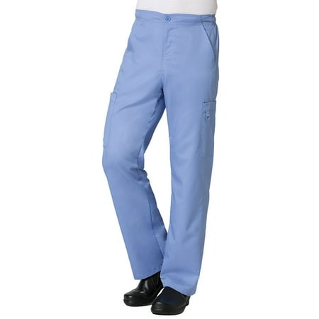 Maevn Uniforms Men s Half-Elastic Drawstring Waist Cargo Scrub Pant