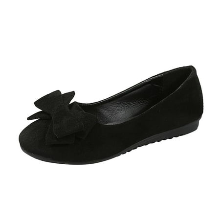 Mackneog Ladies Solid Color Flock Bow Round Toe Comfortable Flat Casual Shoes Gift on Clearance
Mackneog Ladies Solid Color Flock Bow Round Toe Comfortable Flat Casual Shoes Gift on Clearance