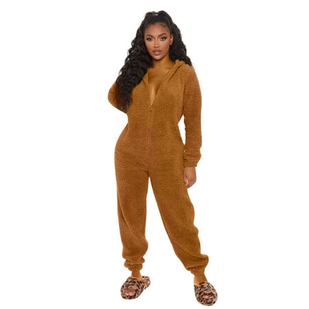 Women s Plush Romper Solid Color Pajamas Long Sleeve Fleece Hooded Jumpsuit Zipper Bunny Ears Bodysuit Fall Winter Warm Sleepwear
Women s Plush Romper Solid Color Pajamas Long Sleeve Fleece Hooded Jumpsuit Zipper Bunny Ears Bodysuit Fall Winter Warm Sleepwear
