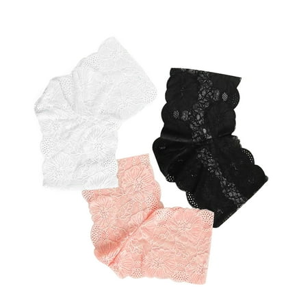 Enjiwell Womens 3 Pack Lace Panties Babdyoll Lingerie Underwear Seamless Hipster Thongs