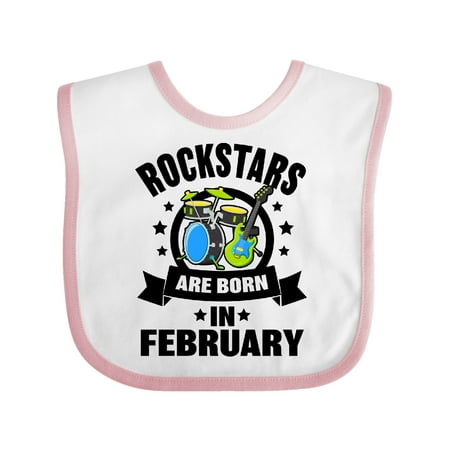Inktastic Rockstars are Born in February Birthday Gift Baby Boy or Baby Girl Bib
Inktastic Rockstars are Born in February Birthday Gift Baby Boy or Baby Girl Bib