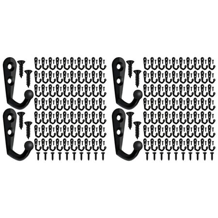200 Pieces of Double-Hole Single Hook Robe Hook Coat Hook and 420 Pieces of Screws for Hanging Key Hook
200 Pieces of Double-Hole Single Hook Robe Hook Coat Hook and 420 Pieces of Screws for Hanging Key Hook
