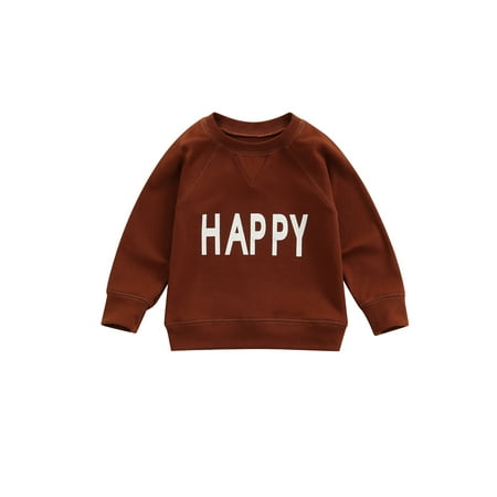 Nokpsedcb Toddler Infant Baby Boy Girl Letter Pattern Pullovers Classic Long Sleeve Round Neck Loose Sweatshirts Coffee 6-12 Months
Nokpsedcb Toddler Infant Baby Boy Girl Letter Pattern Pullovers Classic Long Sleeve Round Neck Loose Sweatshirts Coffee 6-12 Months