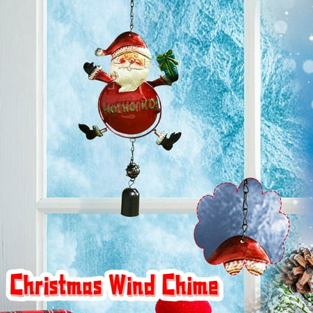 TUOBARR Christmas Decoration Creative Iron Christmas Wind Chime Color Pendant Home Santa Bell Balcony Garden Decoration
TUOBARR Christmas Decoration Creative Iron Christmas Wind Chime Color Pendant Home Santa Bell Balcony Garden Decoration
