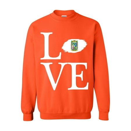 Love Mexico State of Puebla Unisex Crewneck Sweatshirt