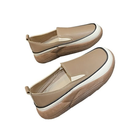 Up to 30% off! Kukoosong Womens Comfort Flats Spring and Autumn Round Head Retro Small Thick Bottomed Muffin Shoes Comfortable Casual Casual Shoes for Women Khaki 40
Up to 30% off! Kukoosong Womens Comfort Flats Spring and Autumn Round Head Retro Small Thick Bottomed Muffin Shoes Comfortable Casual Casual Shoes for Women Khaki 40