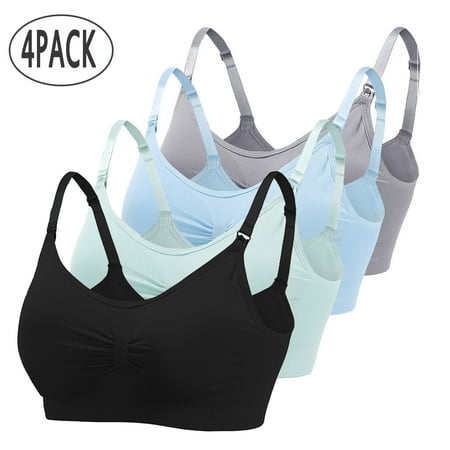 uikmnh Multicolor Nursing Bra 4Pcs Maternity Bra Breastfeeding and Sleeping for Women
uikmnh Multicolor Nursing Bra 4Pcs Maternity Bra Breastfeeding and Sleeping for Women