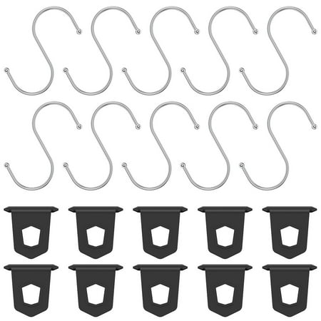 JTWEEN 10Pcs RV Awning S Hooks Heavy Duty RV Awning Hangers Portable Durable Awning S Shape Hanger Key Coat Hat Handbag Hooks for Motorhome Campervan Camping Tent
JTWEEN 10Pcs RV Awning S Hooks Heavy Duty RV Awning Hangers Portable Durable Awning S Shape Hanger Key Coat Hat Handbag Hooks for Motorhome Campervan Camping Tent