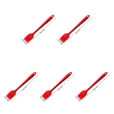 Widealiff 5pcs Silicone Basting Brush Pancake BBQ Oil Brush Heat Resistant Pastry Butter Cooking Baking Tool Red
Widealiff 5pcs Silicone Basting Brush Pancake BBQ Oil Brush Heat Resistant Pastry Butter Cooking Baking Tool Red