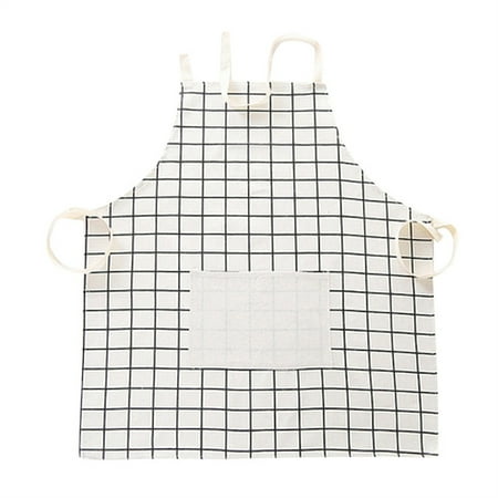 Kitchen Restaurant Apron Dress Unisex Dining Barbecue Pocket Bib