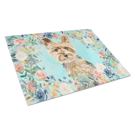 Yorkie Glass Cutting Board - Large