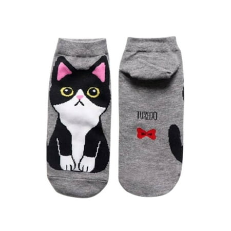 Cotton Calf Socks Women\ s Cotton Calf Socks Christmas Birthday Gift Gray