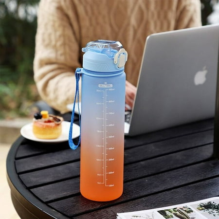 DanceeMangoo 1 Liter Motivational Water Bottle With Straw with Time Marker Leakproof Sports Water Bottle for Gym Camping Tour
DanceeMangoo 1 Liter Motivational Water Bottle With Straw with Time Marker Leakproof Sports Water Bottle for Gym Camping Tour
